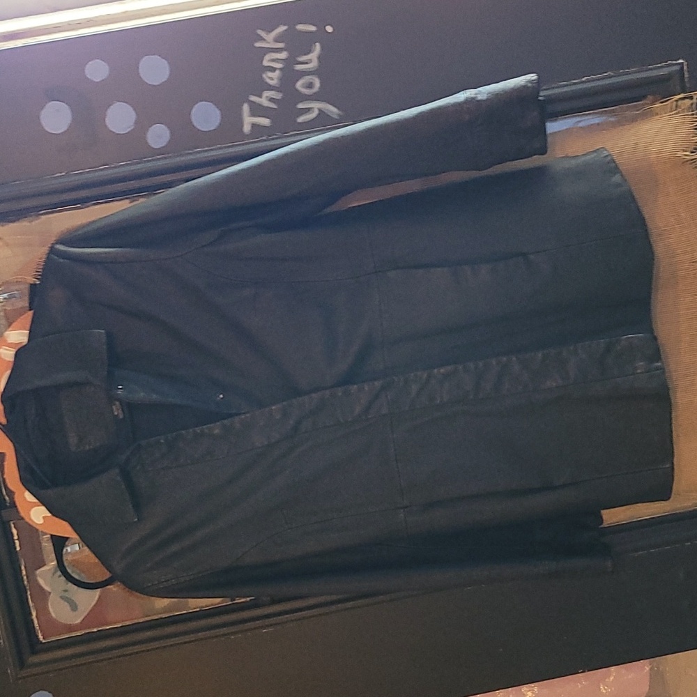 Kathy Ireland Leather Coat. Sz. M